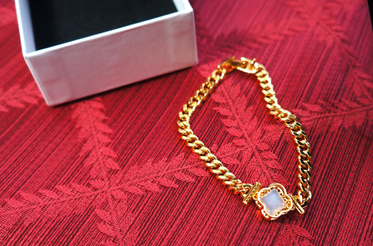 Lắc đeo tay mạ vàng thời trang/ 18k gold plated bracelet