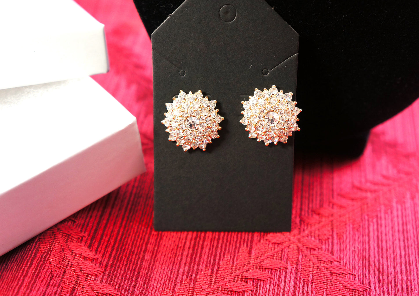 Bông tai Zircon decor stud earings