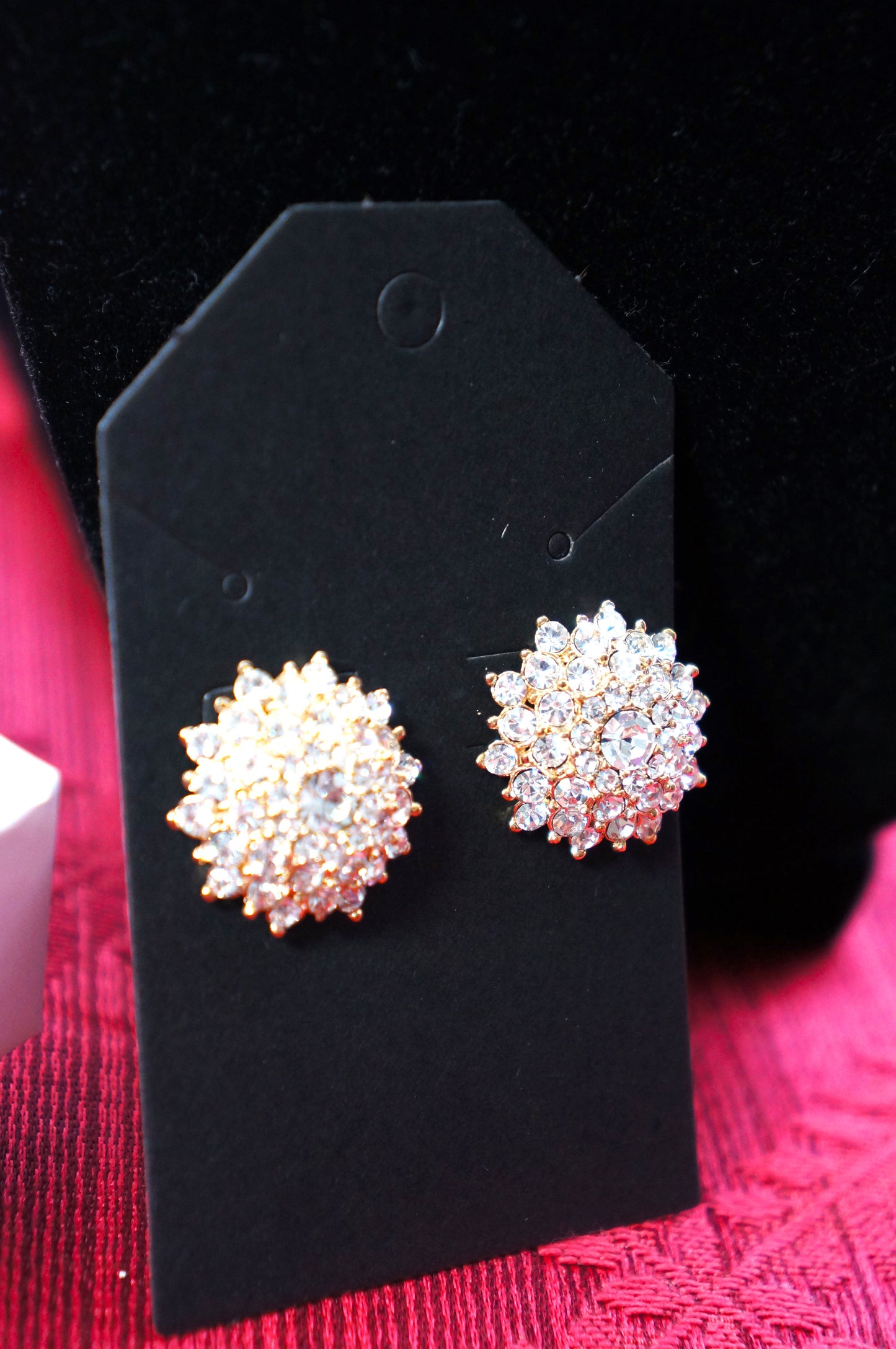 Bông tai Zircon decor stud earings