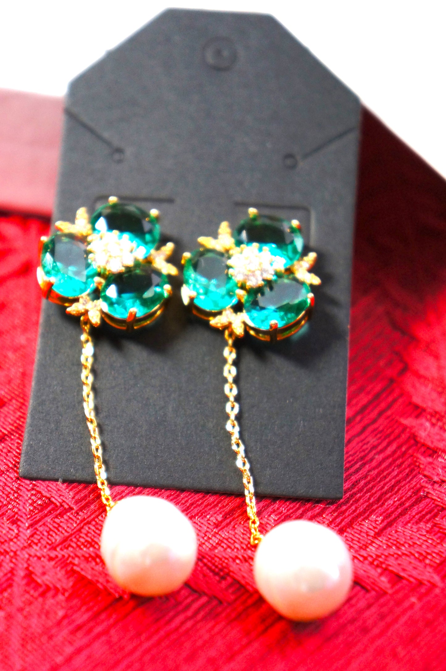 emerald earrings