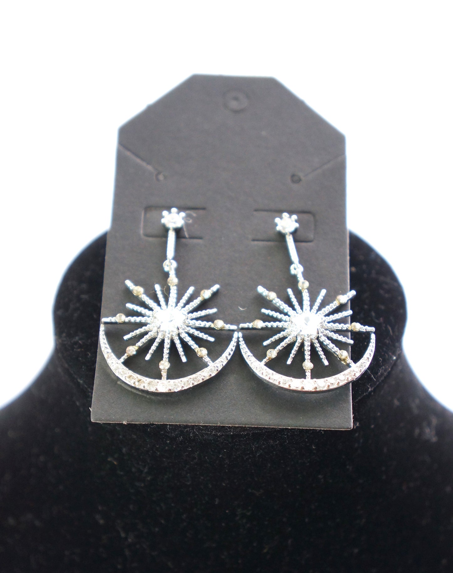 Sun Moon Star drop earings