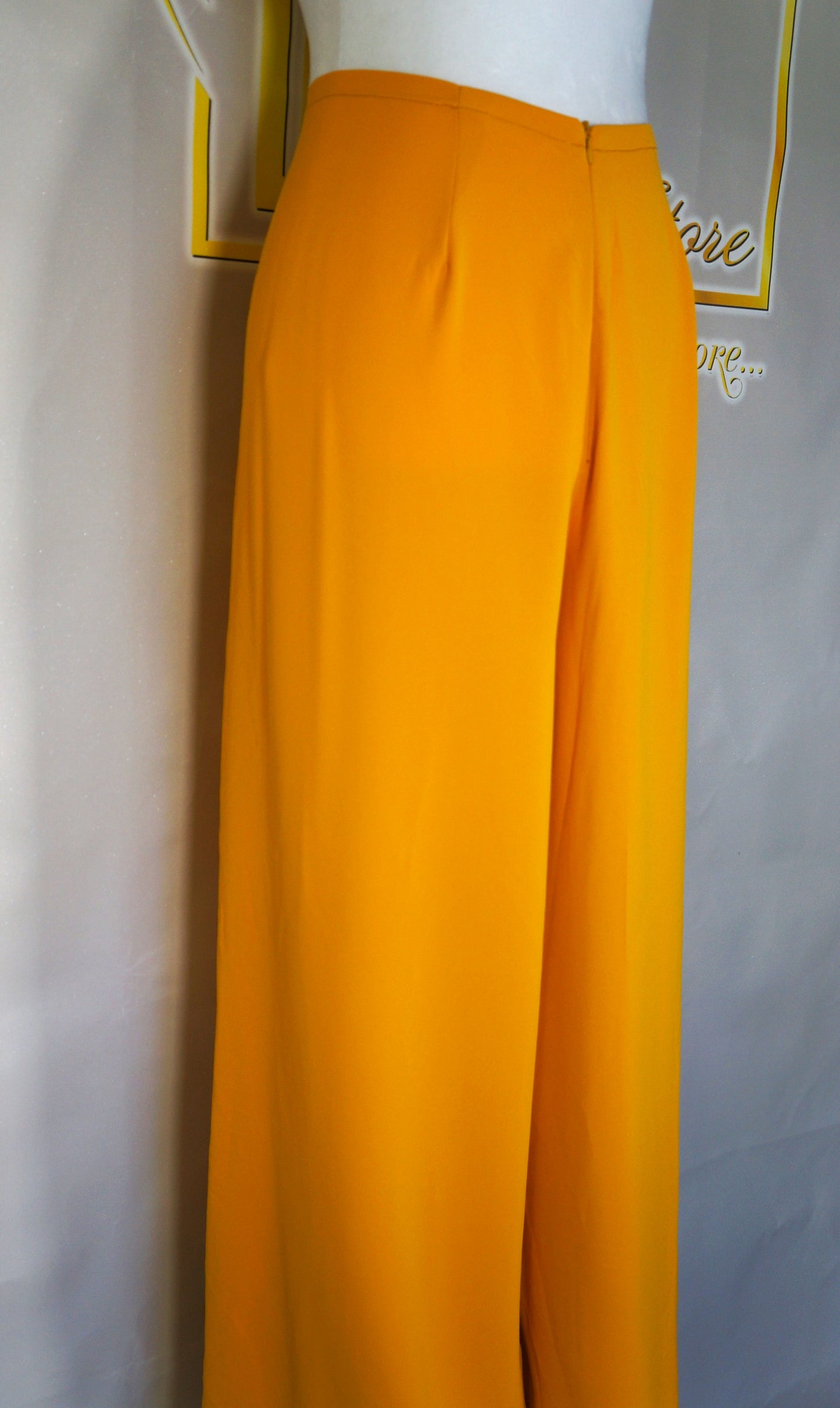 Quần áo dài màu vàng đồng/ golden yellow aodai's pants