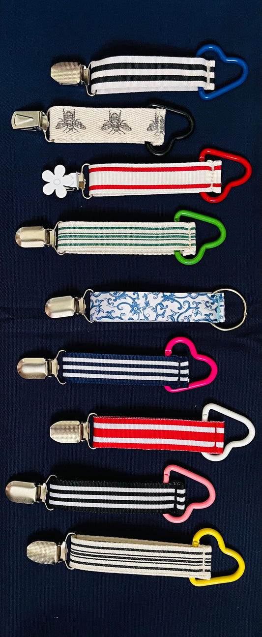 Đồ treo móc nón vào giỏ xách, ba lô ...handmade hat hanging clips on bags, totes, backpack...