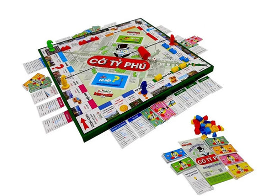 Bộ cờ tỷ phú, phiên bản địa danh Việt Nam- Monopoly board game in Vietnamese