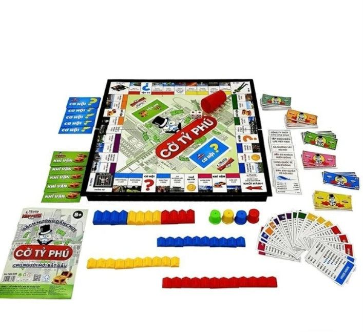 Bộ cờ tỷ phú, phiên bản địa danh Việt Nam- Monopoly board game in Vietnamese